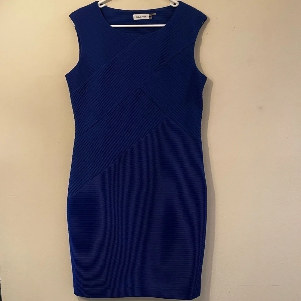 NWT Calvin Klein Sleeveless Body Con Dress